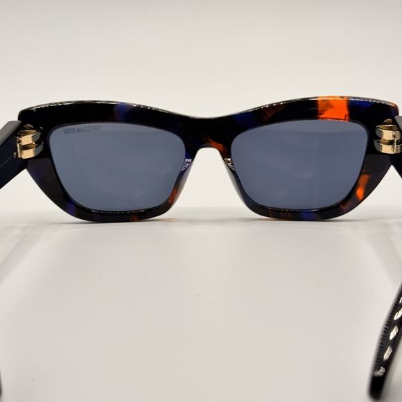 Christian Dior Sunglasses CDior B2U 2880 Tortoise Butterfly Frame Blue Lens 52mm main image 15